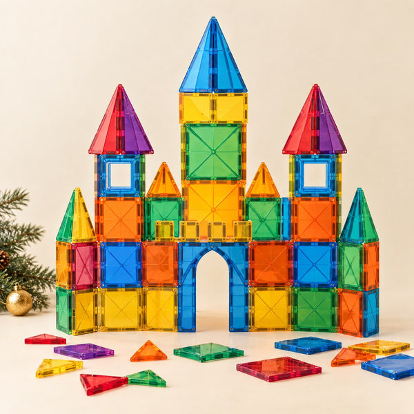 Magnetic Building Tiles 100-Piece Set